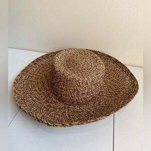 Genuine Panama Hat – Handwoven in‎ Ecuador – Two-Tone Straw Western Style
